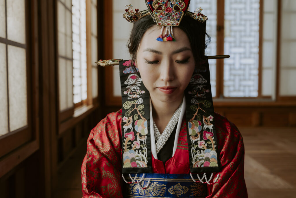 traditional korean make up for the bride