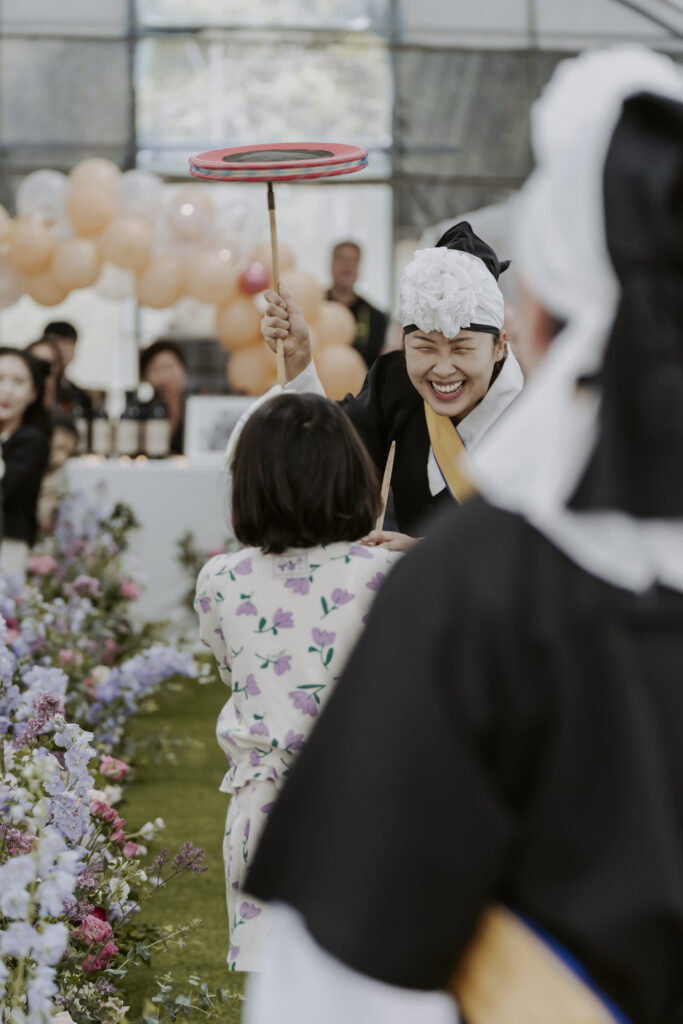 A Korean Samulnori Performance at a wedding in Seoul.